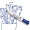BIC Intensity Low Odor Dry Erase Markers, Assorted Colors, Chisel Tip, 12-Count Pack of Erasable Markers With Low-Odor Ink for a Pleasant Writing Experience